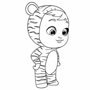 Раскраска край беби