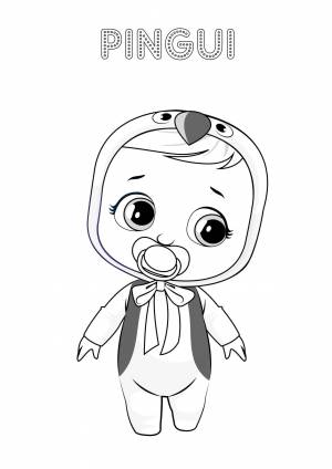 Край бебис раскраска