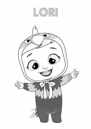 Край бэби раскраска