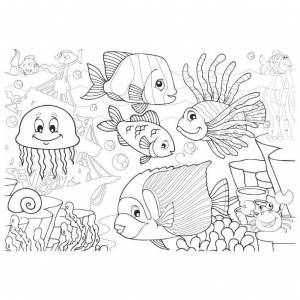 Фолиант Раскраска Подводный мир РСМ-2 по Промокоду SIDEX250 в г