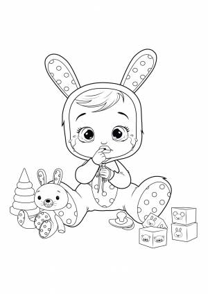 Край бебис раскраска