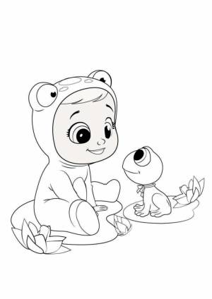 Край бебис раскраска