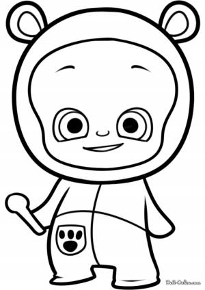 Бейби раскраска