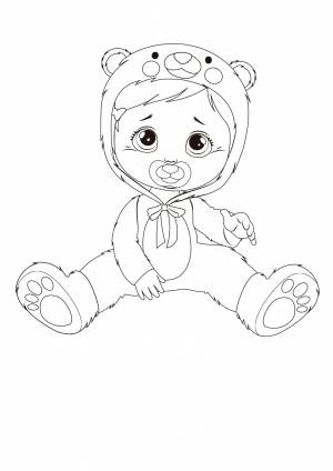 Край бебис раскраска