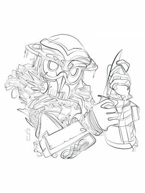 Раскраски Apex Legends