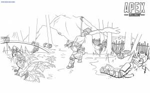 Раскраски Апекс Легенд