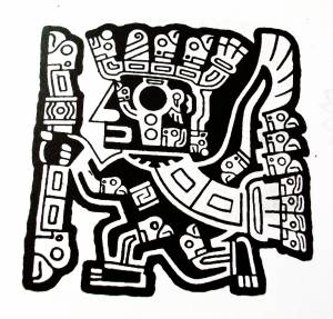 Рисунки майя и ацтеков