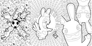 Раскраски Бешеные кролики