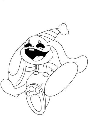 Кролик бонзо раскраска