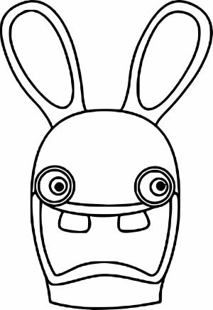 Кролик бонзо раскраска