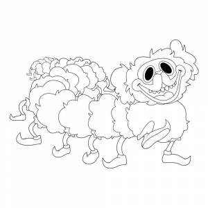 Раскраска бонзо