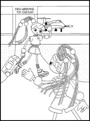 Раскраски Бетти Спагетти