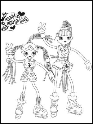 Раскраски Бетти Спагетти