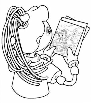 Betty Spaghetty Coloring Pages