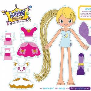 Бетти спагетти синий снег Разборка и сборка рук ног и тела Сменные длинные волосы куклы с универсальной формой