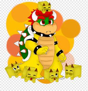 Bowser Mario Art Рисунок, Боузер, млекопитающее, герои, плотоядное животное png