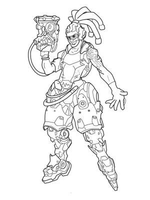 Раскраски Overwatch