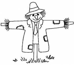 Раскраски Пугало