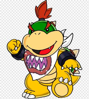Боузер-младший Супер Марио Бразерс, Боузер, еда, герои, супер Mario Bros png