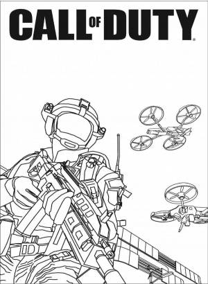 Раскраски Call of duty