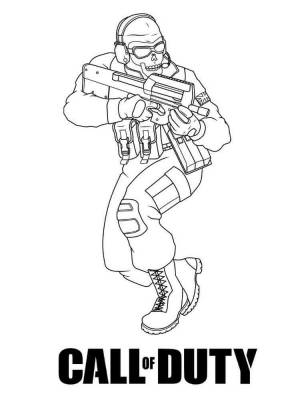 Раскраски Call of Duty
