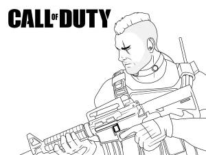 Раскраски Call of Duty