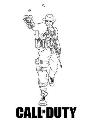 Раскраски Call of Duty
