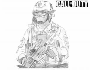 Раскраски Call of duty