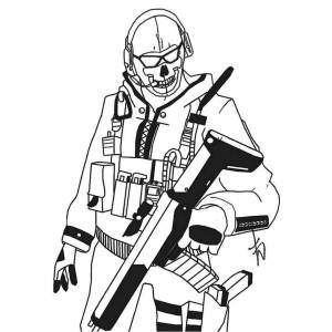 Раскраски Call of duty