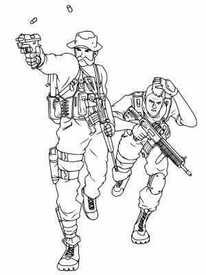 Раскраски Call of duty