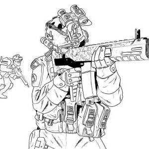 Раскраски Call of duty