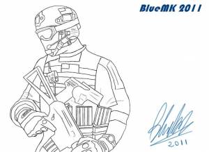 Call of Duty Advanced Warfare Coloring Pages