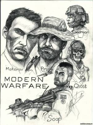 Рисунки Call of Duty