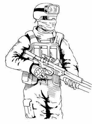 Раскраски Call of duty