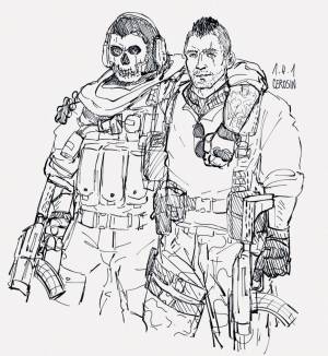 Рисунок гоуста