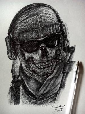 Рисунок гоуста