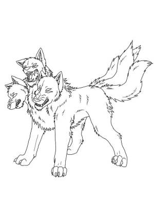 Раскраски Цербер