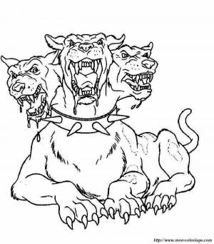 Раскраски Цербер