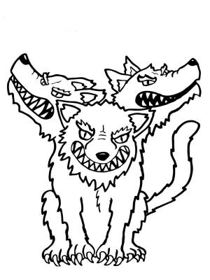 Раскраски Цербер