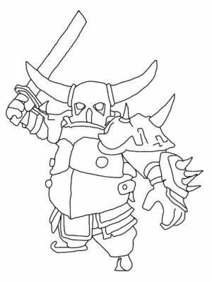 Раскраски Clash of Clans