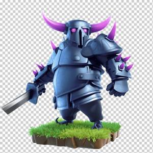Clash of Clans Иллюстрация Пекки, Clash of Clans Clash Royale Голем, Рисунок игры, Clash of Clans, видеоигра, эликсир, робот png