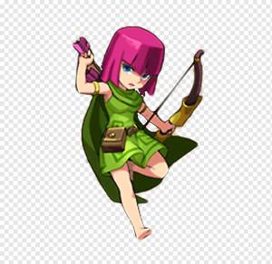 Clash of Clans Clash Royale Puzzle amp; Dragons Рисование аниме, персонаж кок, игра, чиби, видеоигра png