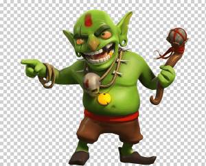 Clash of Clans гоблин, Clash of Clans Goblin Game, Clash of Clans, игра, вымышленный персонаж, разрешение 5k png