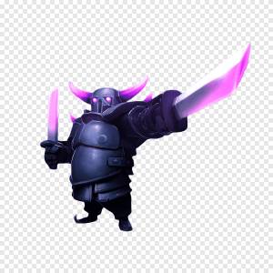 Clash of Clans Clash Royale Настольная портативная сетевая графика, Clash of Clans, фиолетовый, вымышленный персонаж png