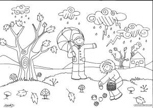 Картинки погода для детей раскраска