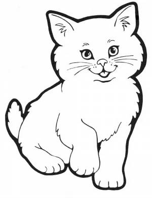 Раскраски Коты и кошки