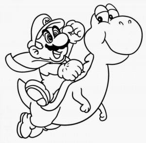 Pаскраска Super Mario Bros 153719