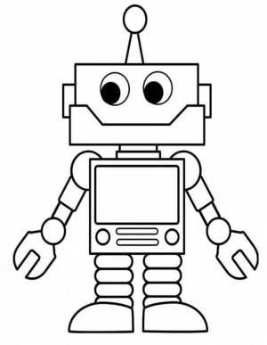 Раскраски Робот для детей 7 лет