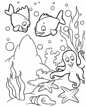 Раскраска «Подводный мир»
