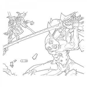Раскраска Overwatch Coloring Book actionfigures